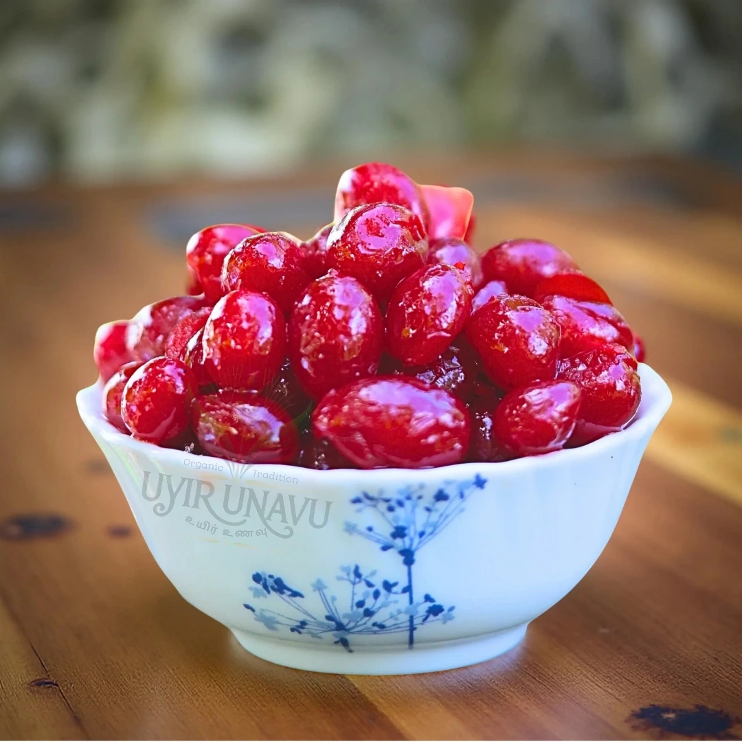 Indian Cherry for cake, Red Cherry Karonda, Delicious and Tasty Karonda Candied Cherry