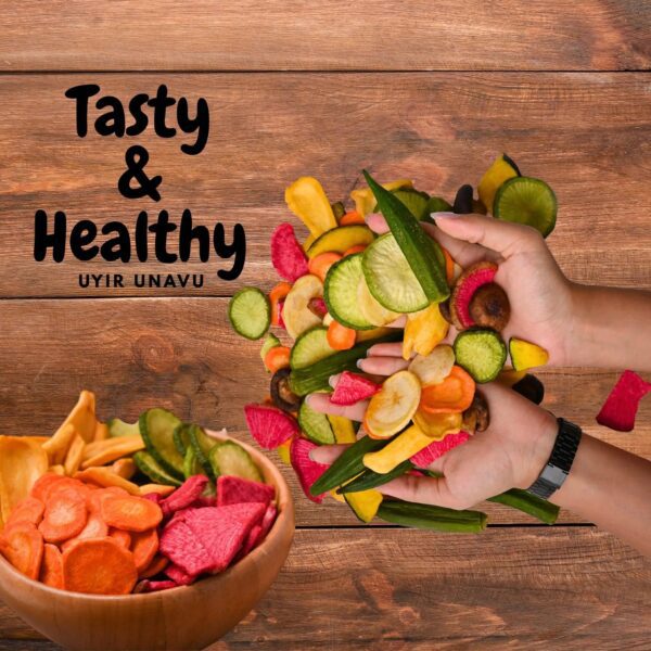 2026/04/1000368562.jpg Dried vegetables Mix Chips Crispy & Crunchy Healthy Dried vegetables Snacks No Preservatives | Fiber Rich Vegetable Chips