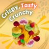 Mixed Fruit Chips Crispy & Crunchy Healthy Dried Fruit Chips Snacks | Fiber Rich Vegetable Chips 100g
