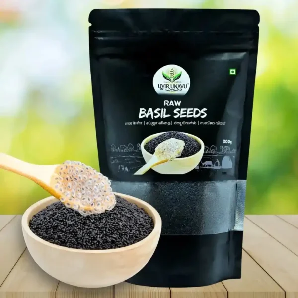 basil Raw Basil seeds | Sabja Seeds Healthy & Premium Quality Basil Seeds for eating