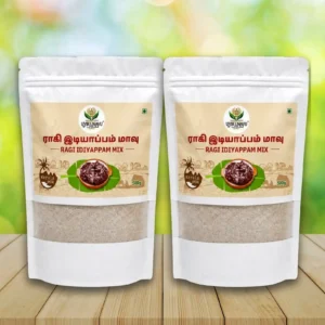 idiyappam mix Uyir Unavu Organic Foods Ragi Idiyappam Mix | Finger Millet Idiappam Mix Traditional Breakfast (500g×2) 1kg
